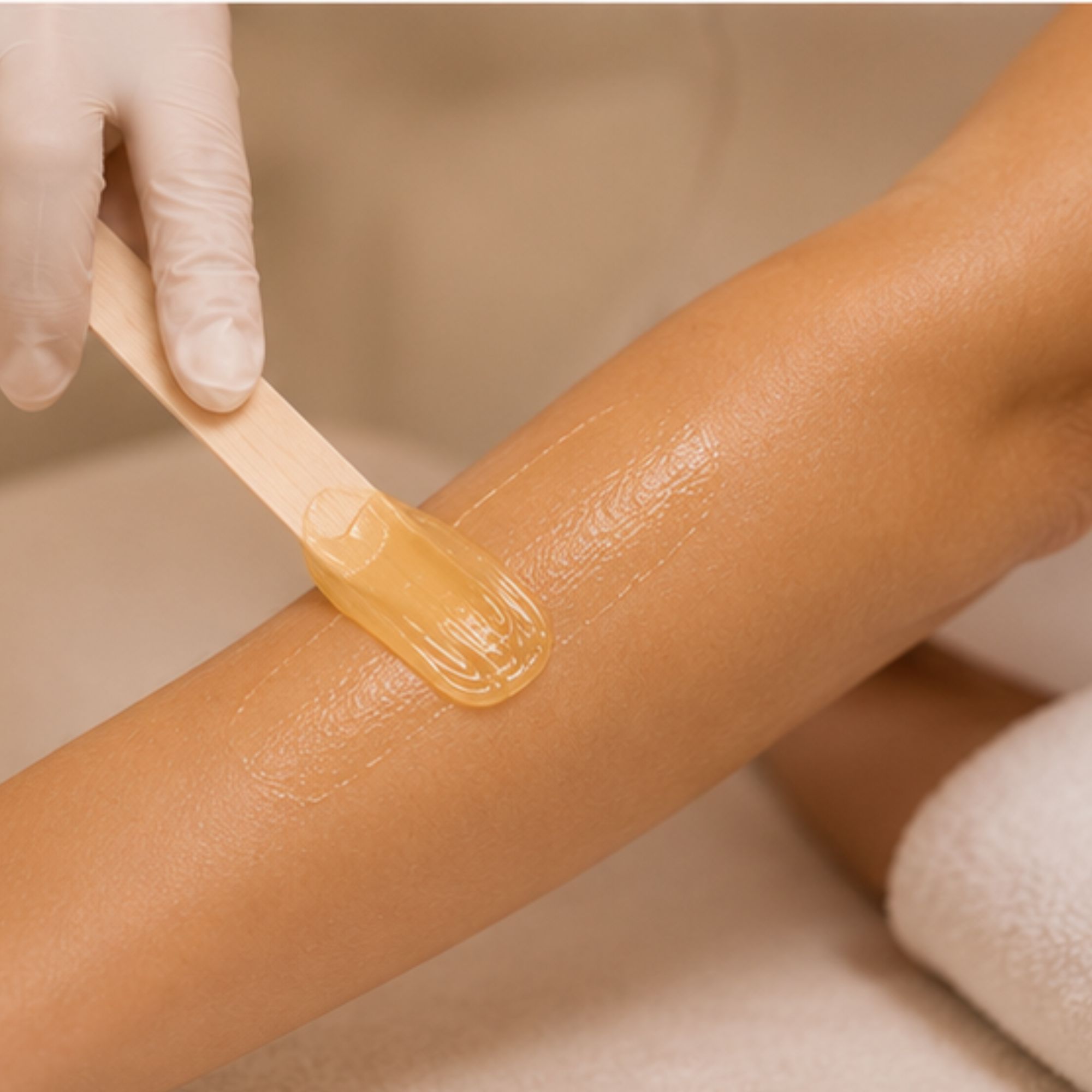 Arm waxing