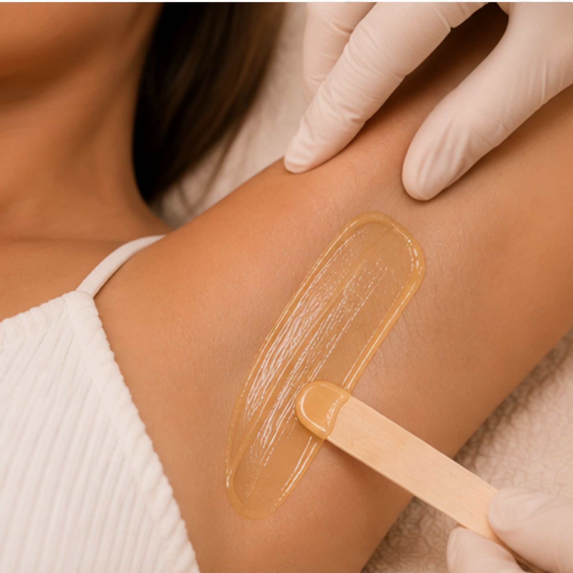 Underarm waxing